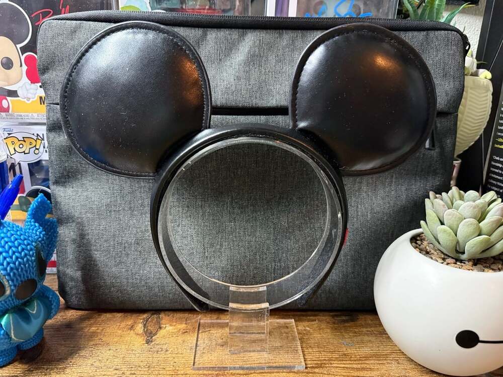 EUC Disney Parks Mickey Mouse Faux Leather Ears Headband